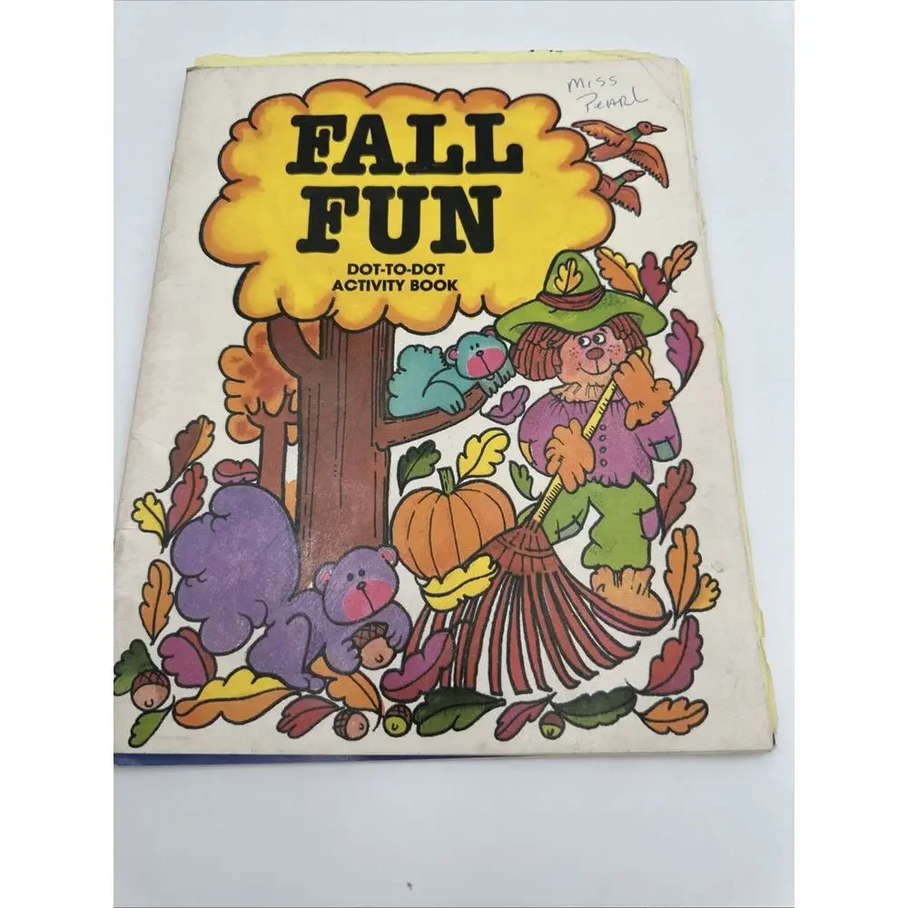 Lot Of 4 Vintage Fall Fun, Totally Autumn Teacher Activity Books